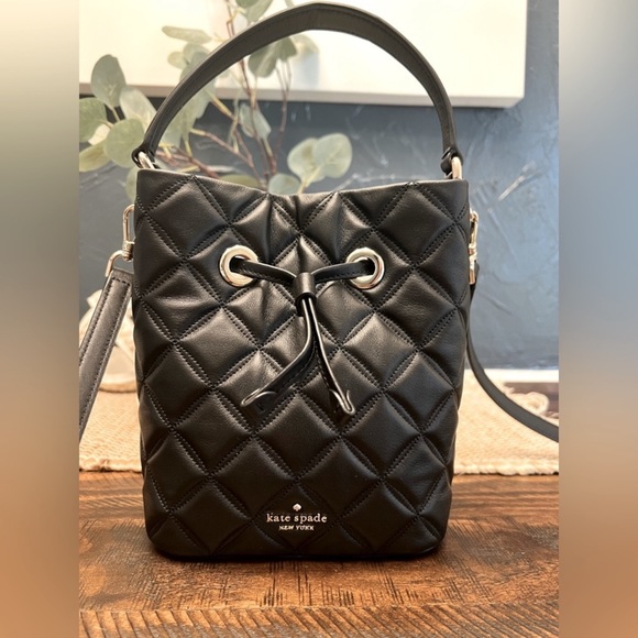 NWOT! Kate Spade New York Natalia Small Bucket Bag Quilted - Picture 2 of 11
